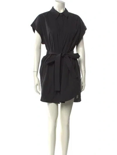 Pre-owned Matteau Mini Dress W/ Tags In Black