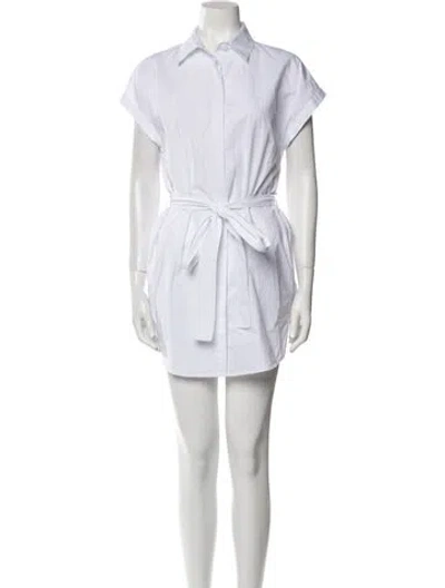 Pre-owned Matteau Mini Dress In White