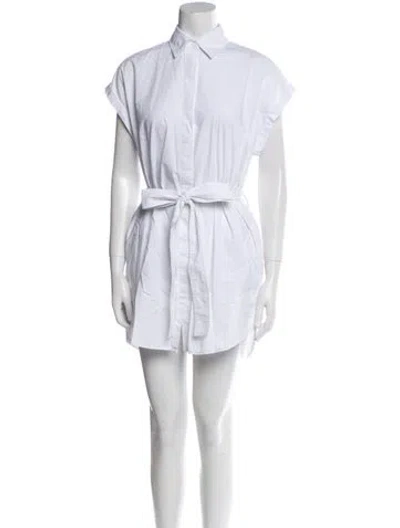 Pre-owned Matteau Mini Dress In White