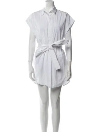 Pre-owned Matteau Mini Dress In White