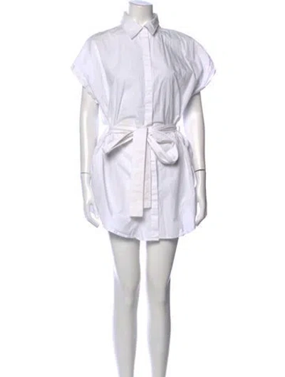 Pre-owned Matteau Mini Dress In White
