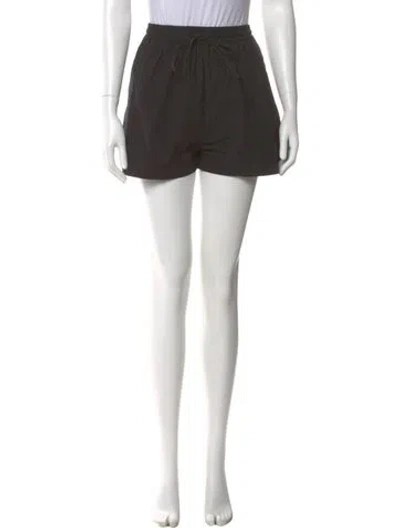 Pre-owned Matteau Mini Shorts In Black