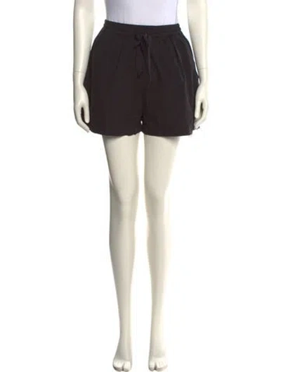 Pre-owned Matteau Mini Shorts In Black