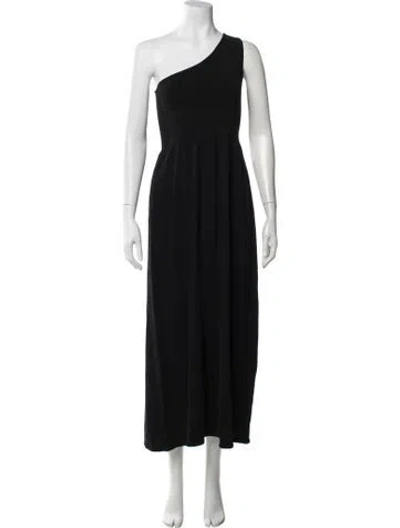 Pre-owned Matteau Nylon Long Dress In Black