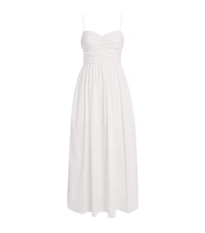 Matteau Organic Cotton Gathered Midi Dress