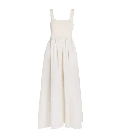 Matteau Organic Cotton Midi Dress In White
