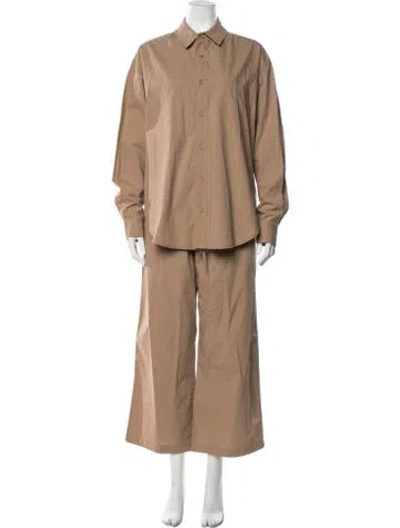 Pre-owned Matteau Pant Set In Brown