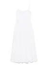 Matteau Maxikleid Aus Popeline In White
