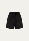 Matteau Relaxed Drawstring Shorts In Black