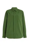 Matteau Relaxed Organic Cotton Shirt In Green