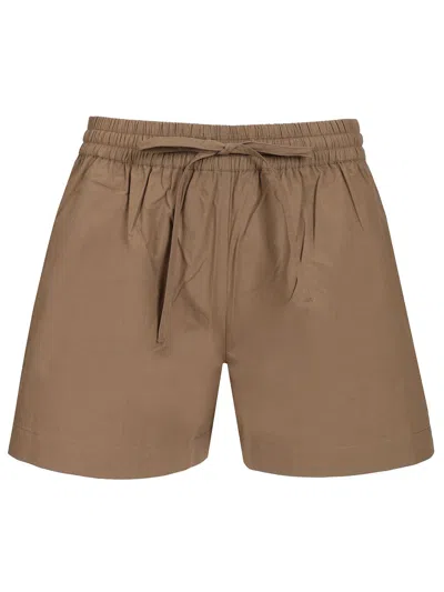 Matteau Organic Cotton-poplin Shorts In Animal Print