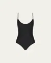 Matteau Scoop Maillot Swimsuit In Black