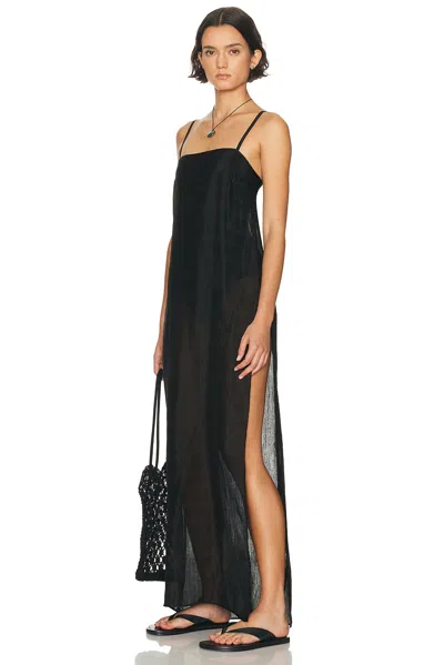 Matteau Sheer Cami Dress In Animal Print