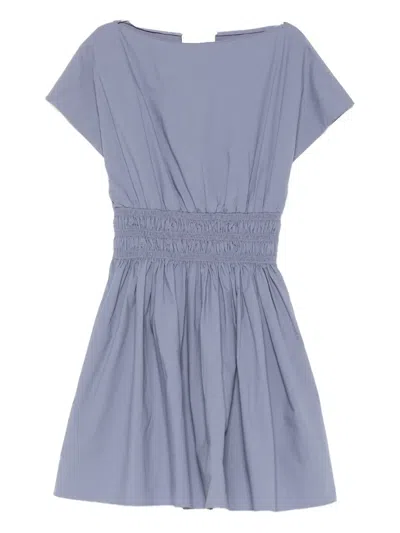 Matteau Shirred Waist Mini Dress In Multi