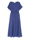 Matteau Short-sleeve Midi Dress In Blue