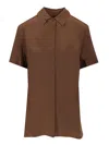 Matteau Short Sleeve Shirt Shirts Brown In Brown