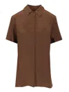 Matteau Short Sleeve Shirt Shirts Brown In Brown