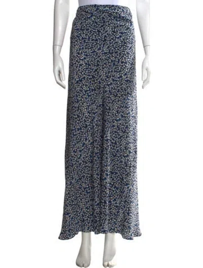 Pre-owned Matteau Silk Long Skirt In Multi