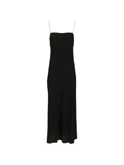 Matteau Silk Maxi Dress In Black