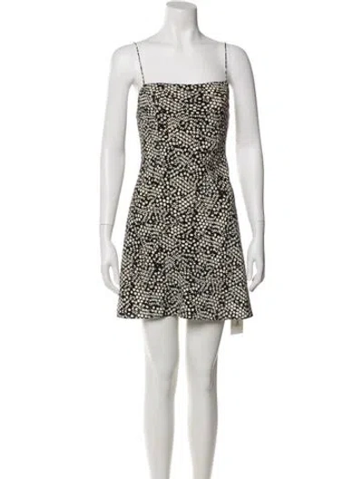 Pre-owned Matteau Silk Mini Dress In Blue