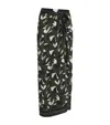 Matteau Silk Sarong Skirts Green In Green