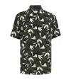 Matteau Silk Printed Short-sleeve Shirt In Green