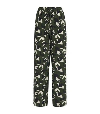 Matteau Silk Printed Trousers