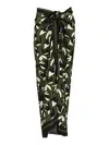 Matteau Silk Sarong Skirts Green In Multi