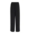 Matteau Silk Wide-leg Trousers In Black