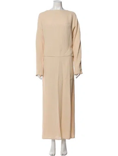 Pre-owned Matteau Skirt Set In Neutral