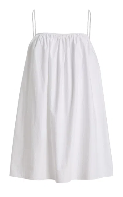 Matteau Square Cotton Cami Dress In White