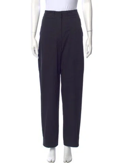 Pre-owned Matteau Straight Leg Pants In Blue