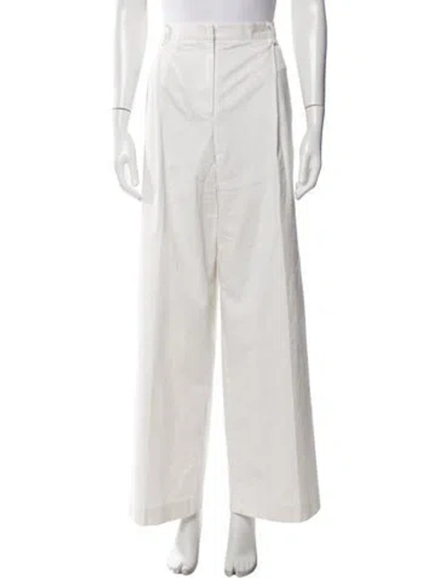 Pre-owned Matteau Straight Leg Pants In Neutral