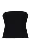 Matteau Strapless Knitted Top In Black