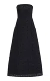 white christmas dresses Strapless Knit and Broderie Dress – TheStorebySchneeweiss main image 1