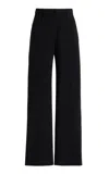 Matteau Black Straight-leg Twill Trousers