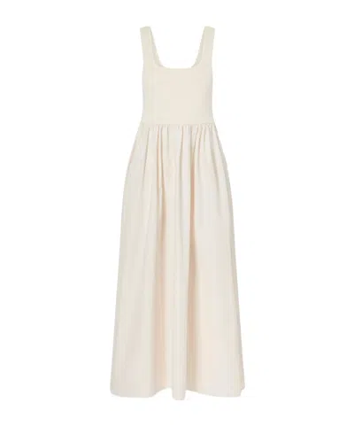 Matteau Stretch-knit Maxi Dress In White