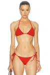 Matteau String Triangle Bikini Top