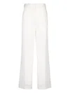 Matteau White Summer Chino Trousers In White
