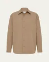 Matteau The Relaxed Button-front Shirt In Brown