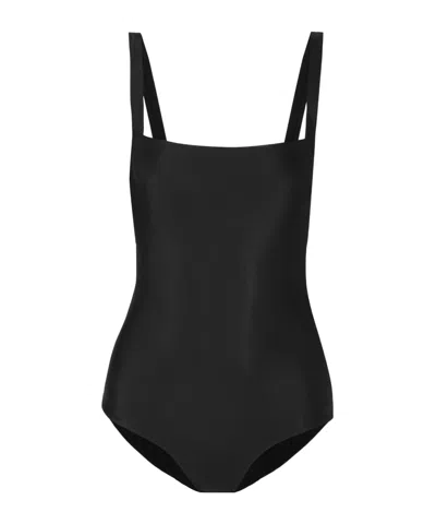 Matteau The Square Maillot Swimsuit In Black
