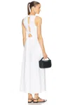Matteau Midi Dress With Open Back Dresses White In White