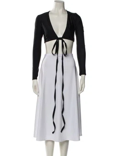 Pre-owned Matteau Top W/ Tags In Black