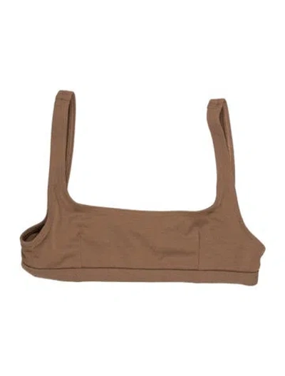 Pre-owned Matteau Top W/ Tags In Brown/neutrals