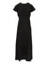 Matteau Bias Midi Tee Dress Dresses Black In Black