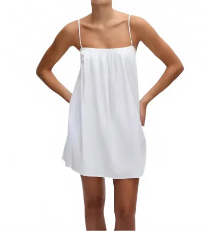 Matteau Voluminous Cami Mini Dress In White