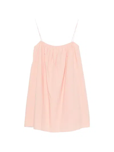 Matteau Voluminous Cami Mini Dress In Pink