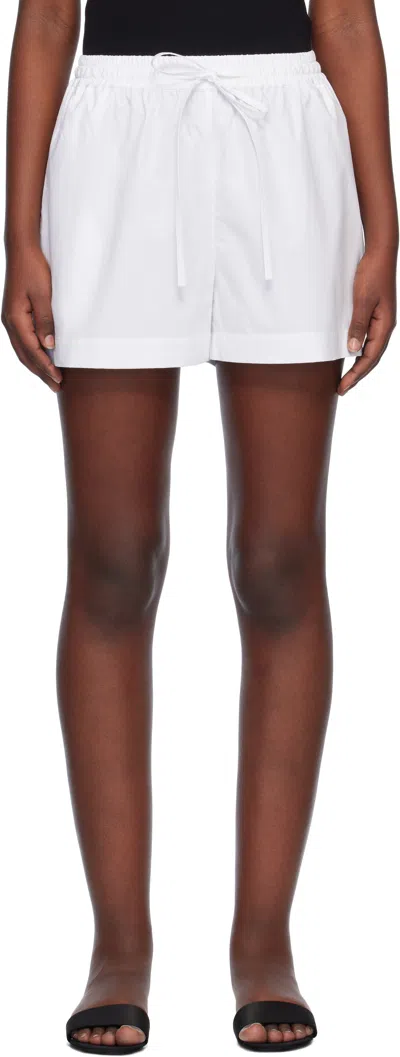 Matteau White Relaxed Shorts