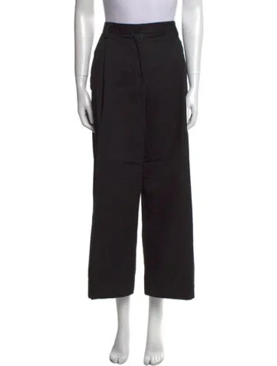 Pre-owned Matteau Wide Leg Pants In Black