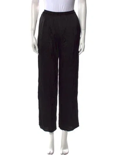 Pre-owned Matteau Wide Leg Pants In Black